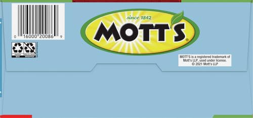 Motts Fruit Flavored Snacks, Apple Orchard, Gluten Free, 40 ct (Pack of 5)