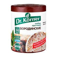 Dr. Korner Borodino Rye Crispbread 100g/3.52oz (5 pack) Whole Grain Borodinskiy Snack