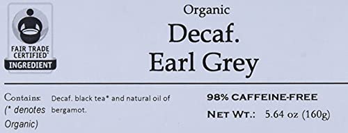Davidsons Organics  Decaffeinated Earl Grey  100-count Unwrapped Tea Bags