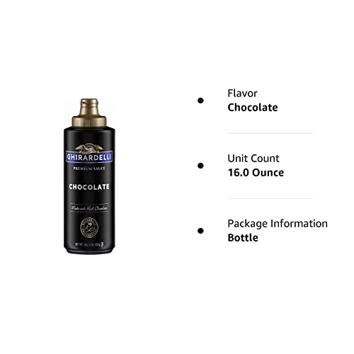 Ghirardelli Chocolate Chocolate Flavored Sauce Squeeze Bottle, 16 fl. oz.