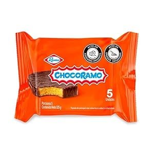Ramo Chocoramo Golden Cake Choco Cake 325g, Pack of 5 - Imported from Colombia