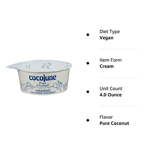 Cocojune Organic Pure Coconut, White, 4 Ounce (Pack of 1)