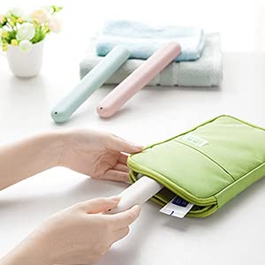 4 Pack Toothbrush Travel Case, Hooqict Portable Breathable Travel Toothbrush Holder For Traveling, Camping, Home, School, Busine