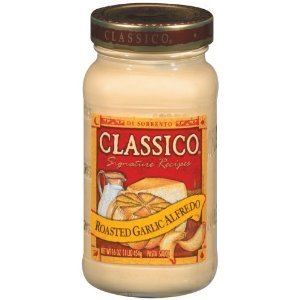 Classico Roasted Garlic Alfredo Pasta Sauce, 15 oz Jar