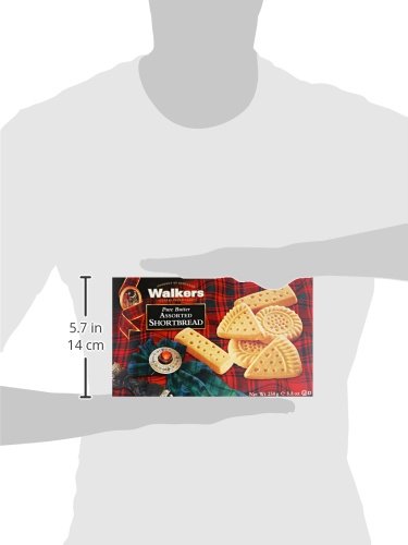 Walkers Shortbread Assorted Shortbread Cookies, Pure Butter Shortbread Cookies, 8.8 Oz Box