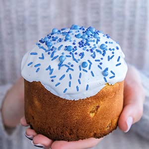 Unpretentious Blue Sprinkles, Perfect For Festivities, Multi-Use Shaker Bottle, Dessert Decorating