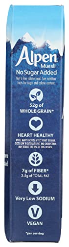 Alpen Cereal, No Sugar Added, 14 Ounce