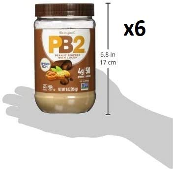 PB2 Foods PB2 Peanut Butter in Chocolate Powder (6 x 454g)