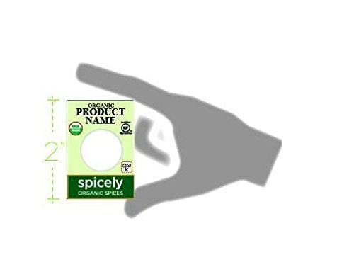 Spicely Organic Turmeric Powder 0.45 Ounce ecoBox Certified Gluten Free