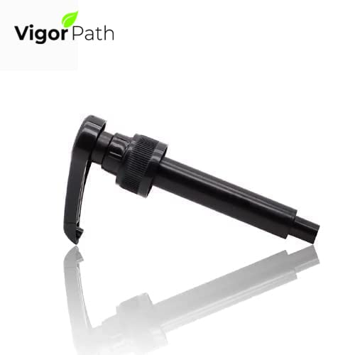 VIGOR PATH Black Coffee Syrup Pumps - Dispenser for 25.4 Oz Bottles - 2 Pack