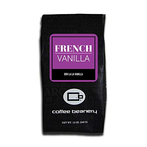 Vanilla Bean Flavored Coffee, Specialty Arabica Coffee, Medium Roast, 12 ounce, Coarse