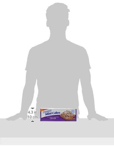 Entenmanns Minis Crumb Cake, Box of Snack Cakes, 12.25 oz, 6 Count