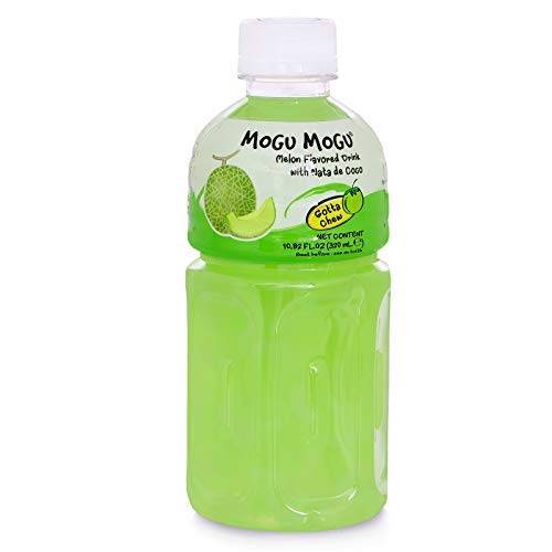 Mogu Mogu Fruit Juice With Nata De Coco, 6 Flavors, 6 Pack Bundle
