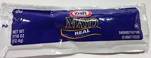 Kraft Real Mayonnaise Packets, 50 Count, 7/16 oz Each, Convenient Single Serve Packets