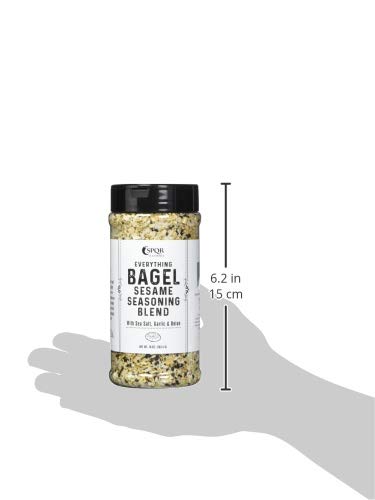 Everything Bagel Seasoning Blend Original XL 10 Ounce Jar. Delicious Blend of Sea Salt and Spices Dried Minced Garlic & Onion Fl