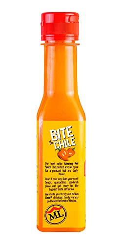 Mexico Lindo Red Habanero Hot Sauce Display, 5 fl oz, Pack of 3