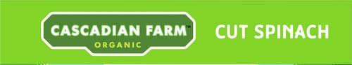 Cascadian Farm Organic Cut Spinach, Frozen Vegetables, Non-GMO, 10 oz