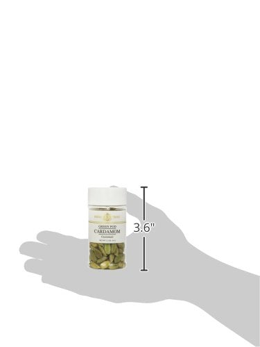 India Tree Cardamom, Green Pod, 1.2 Ounce