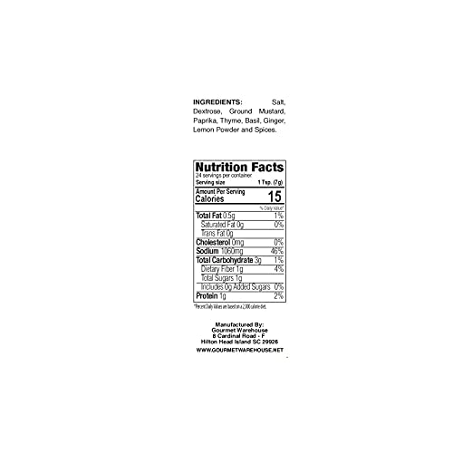 Gourmet Warehouse Seafood Seasoning, 6 Ozs, 3 Pack - Gluten Free, No Msg, No Hfcs