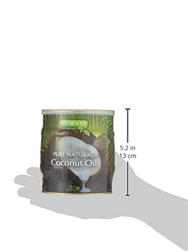 Hemani Coconut Oil 700mL - 100% Pure & Natural Cold Pressed Oil for Cooking, Hair & Skin Care - Premium Quality Aceite de Coco