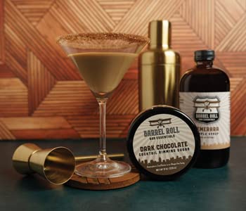 Barrel Roll Bar Essentials Cocktail Mixers - All-Natural Demerara Drink Mix - 8 Fl Oz - Small Batch Cocktail Syrups