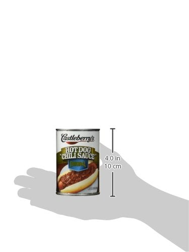 Castleberry'S, Hot Dog Chili Sauce, Classic, 10Oz Can (Pack Of 6)