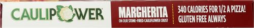CAULIPOWER, Frozen Margherita Stone-Fired Cauliflower Crust Pizza, 11.85 Oz