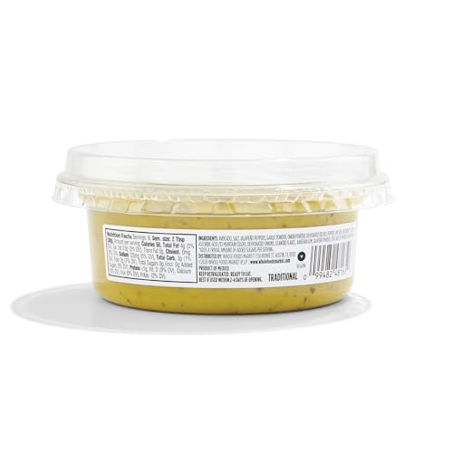 Whole Foods Market Guacamole, Traditional, 8 Oz