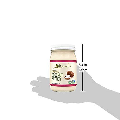 Kevala Organic Coconut Butter, 16 oz, Raw Coconut Butter for Cooking and Eating