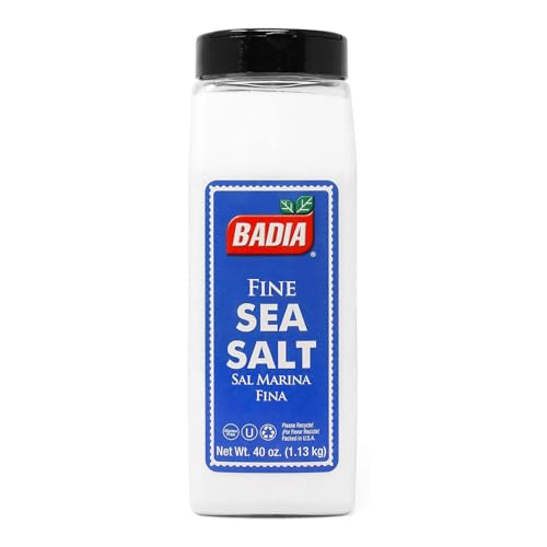 Badia Sea Salt Fine, 40 oz