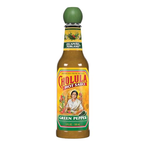 Cholula Green Pepper Hot Sauce 5 Fl Oz (Pack of 4)