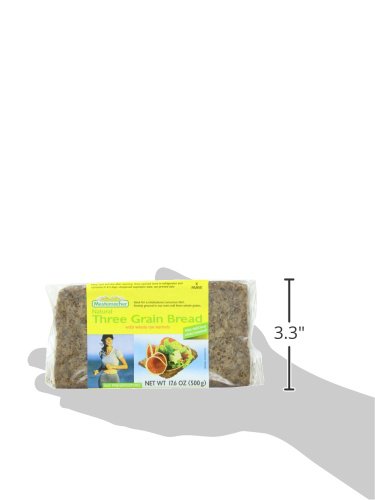 Mestemacher Bread Three Grain, 17.6-Ounce (Pack Of 6)