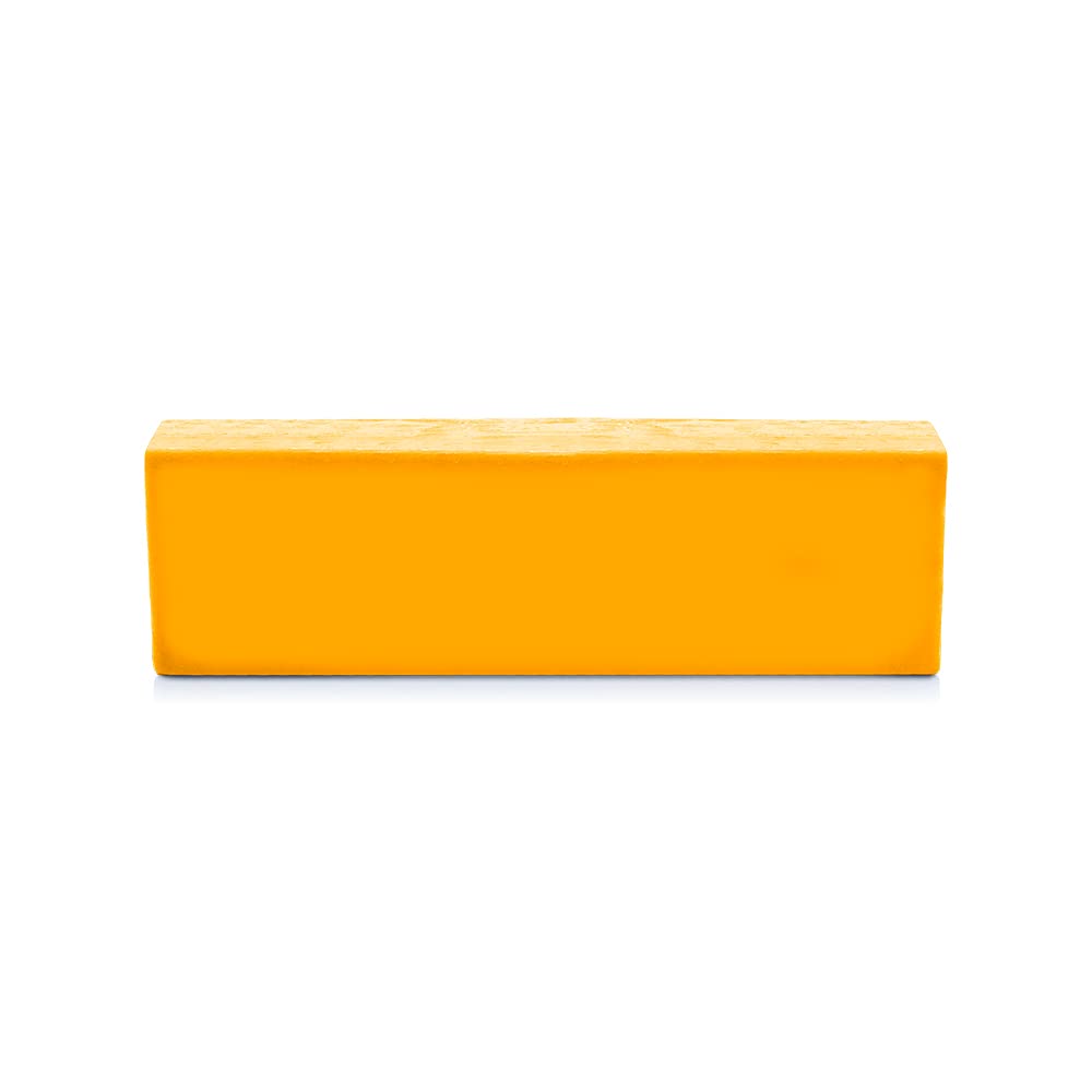 Fermentaholics Premium Cheese Wax for Hard & Aged Cheeses - 1 lb - Orange