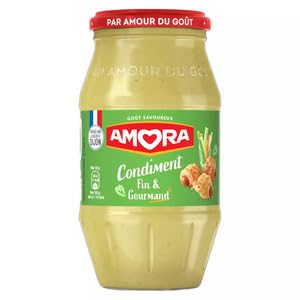 Amora Moutarde Condiment de Dijon 430g (Amora Condiment Mustard 430g)