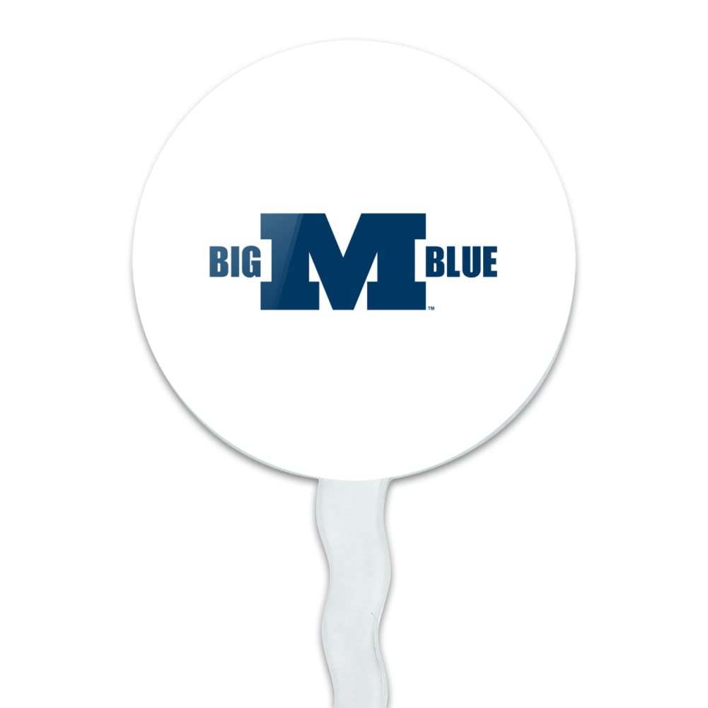 Graphics & More Millikin University Secondary Logo Cupcake Picks Toppers Decoration Set Of 6