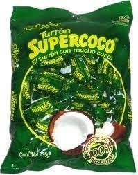 Super Turron Supercoco All Natural Coconut Candy 50 Count By Supercoco