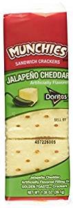 Munchies Jalapeno Cheddar Sandwich Crackers 1.38 Oz 8 Count