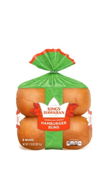 King'S Hawaiian Original Hawaiian Sweet Hamburger Buns, (8Ct) & Original Hawaiian Sweet Rolls, (12Ct)(1Ea) Variety Pack
