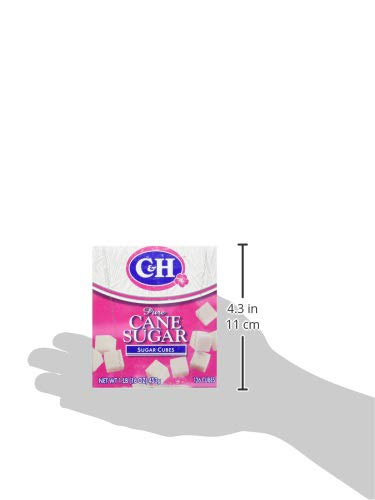 C&H, Sugar Cubes, 126 Count, 16oz Box (Pack of 4)