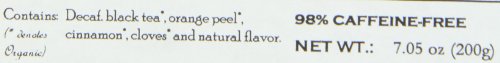 Davidson'S Organics, Decaffeinated Spiced Peach, 100-Count Unwrapped Tea Bags