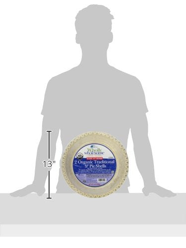 Wholly Wholesome, Pie Shells, Traditional, 2 Count , 14 oz (Frozen)