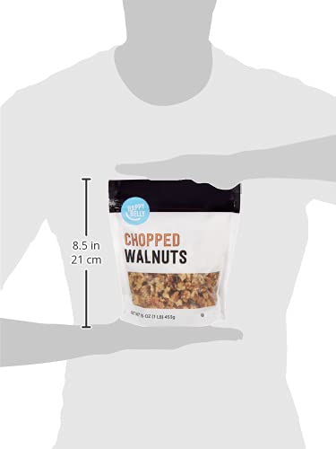 Happy Belly Chopped Walnuts, 16 Ounce, Pack of 1