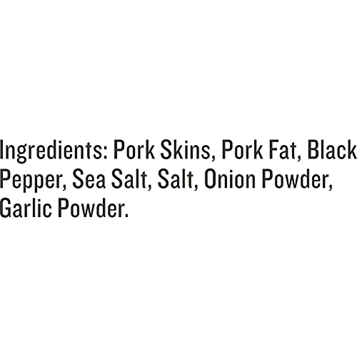 Epic Provisions Pork Rinds, Sea Salt & Pepper, Keto Friendly, 2.5 Oz, Pack of 6