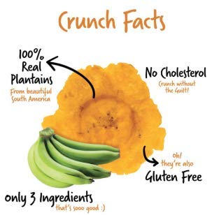 Prime  t Tostones Green Plantain Chips, Habanero Flavor, 3.53 Oz (Pack of 8), Crunchy Snacks
