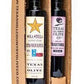 TEXAS HILL COUNTRY OLIVE CO. Olive Oil and Balsamic Vinegar Salad Set, Extra Virgin Olive Oil 500ml, Balsamic Vinegar 250ml, Medium Size