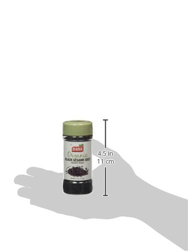 Badia Organic Black Sesame Seeds, 2.5-Ounce