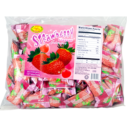 Okio Gummy Candy Strawberry Peach Pineapple Grape Mango Bulk