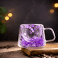 Double Glass Handcrafted Flower Glass Cup Mugs with Dried Flowers - Unique Floral Tea  & Coffee Mug