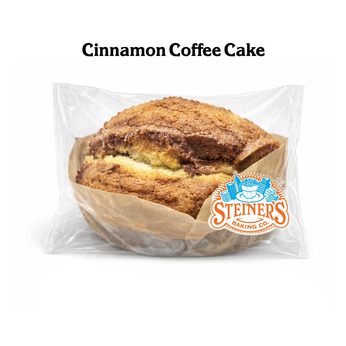 German Sour Cream Coffee Cake - Fresh & Delicious 36 pc. CASE