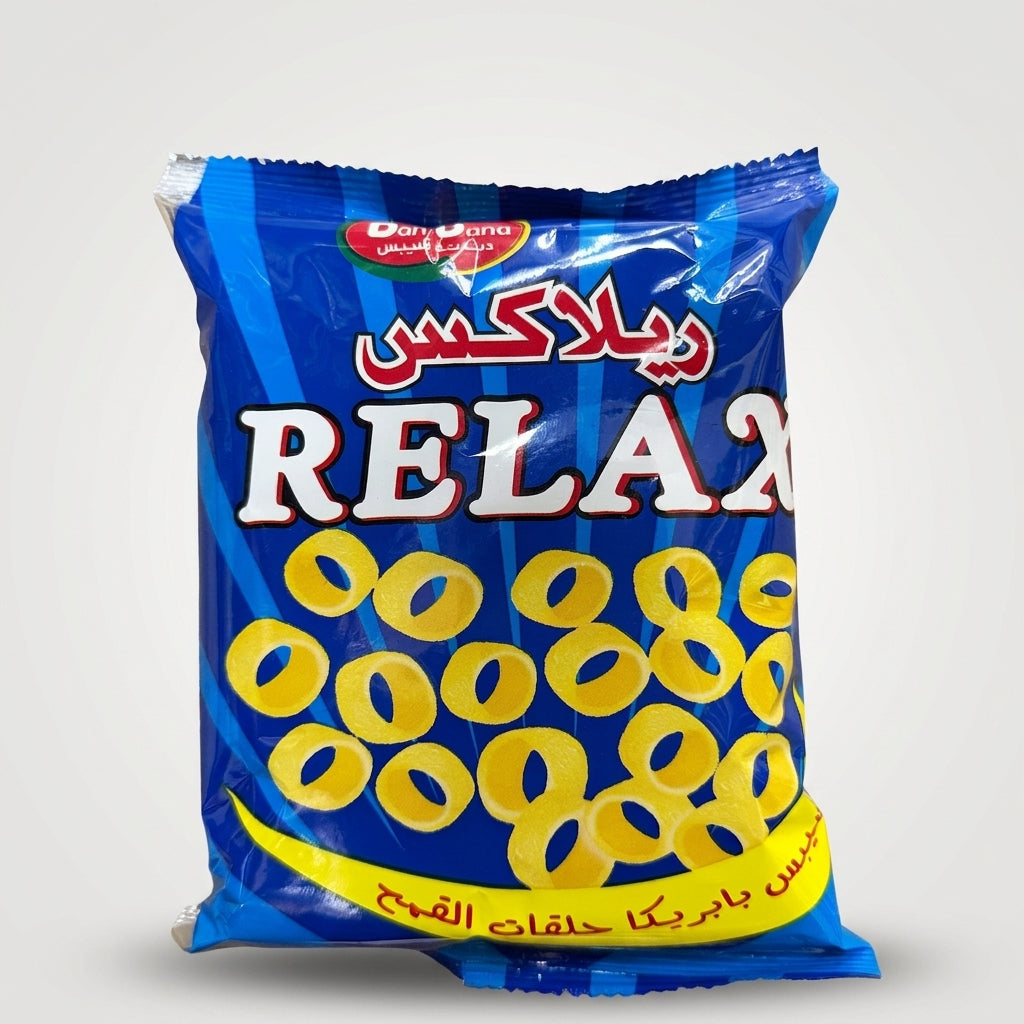 Dan Dana Relax Ring Snacks 23g - Crispy Corn Puff Rings